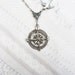 Silver Compass Necklace - Silver Guidance - Steampunk Jewelry by BirdzNbeez