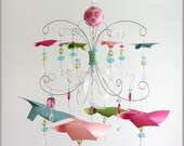 Pinwheel Chandelier- Baby Mobile- Nursery Mobile
