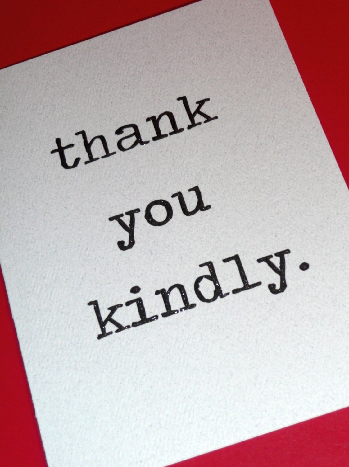 Thank You Kindly - Set of 6 Greeting Cards