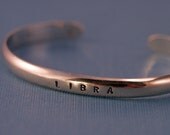L I B R A - Sterling Domed Cuff - NOW 40 PERCENT OFF