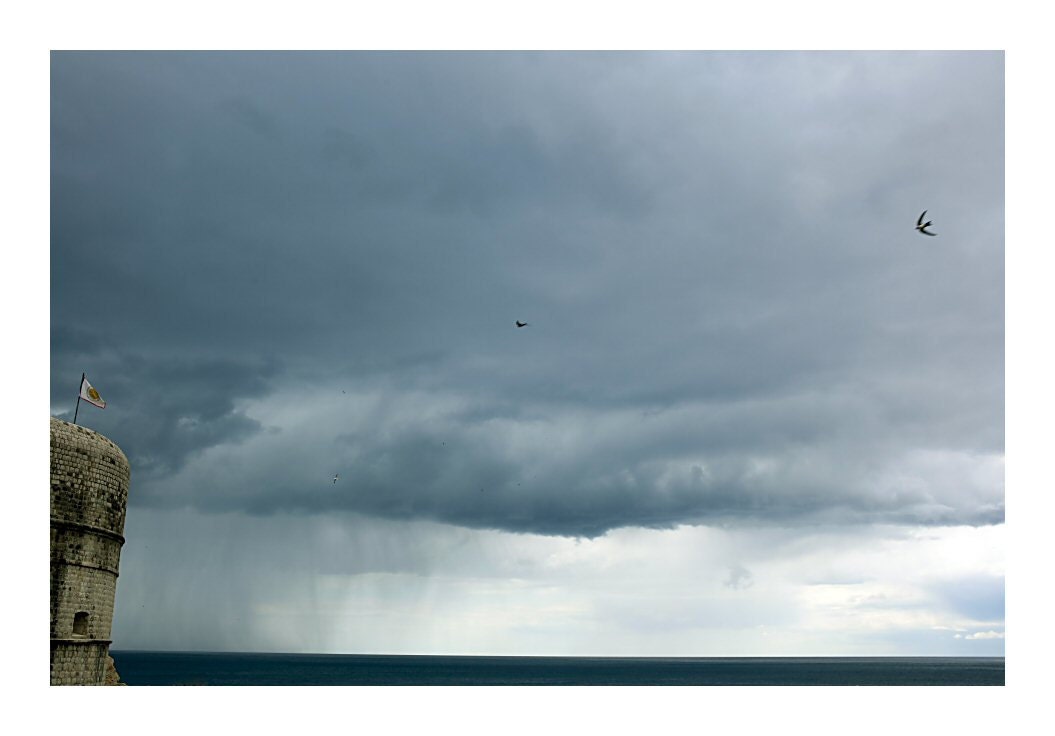 Storm above the sea - Fine art photography print - Storm - weather - Mediterranean - Croatia