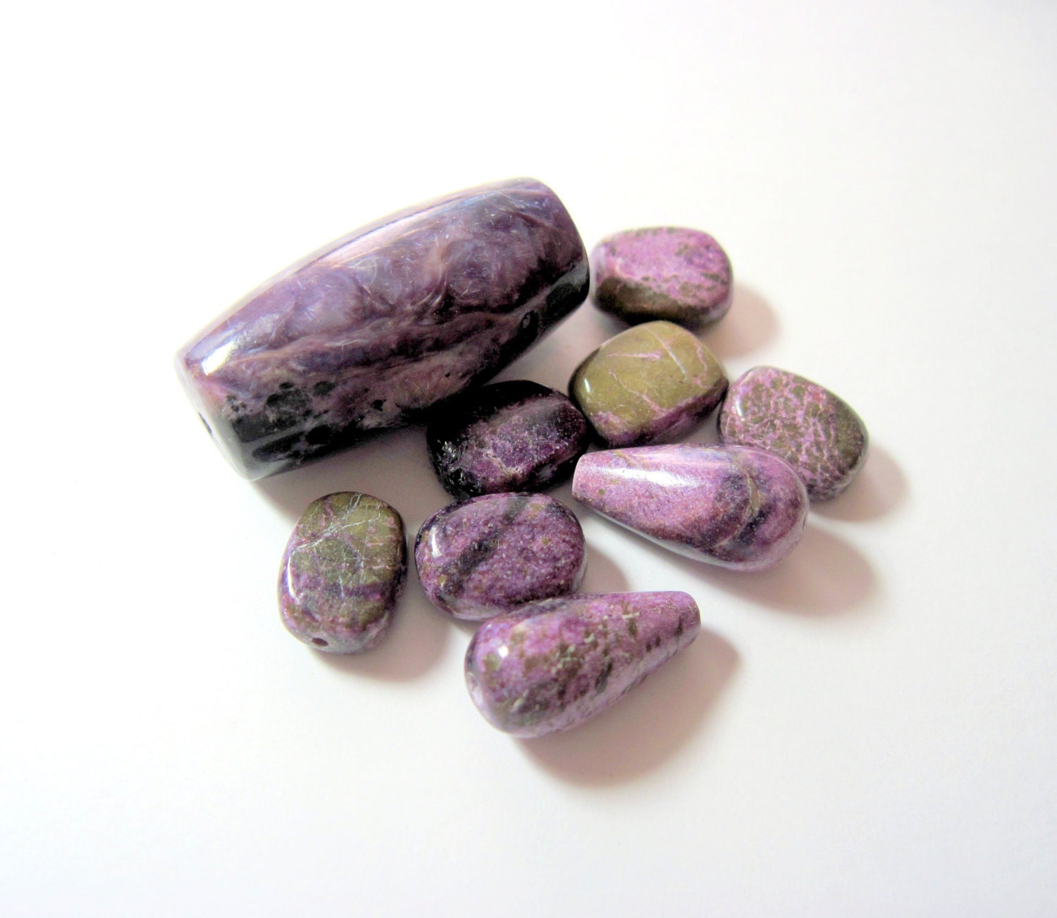 Charoite Purple Bead Assortment - LemachiDesigns