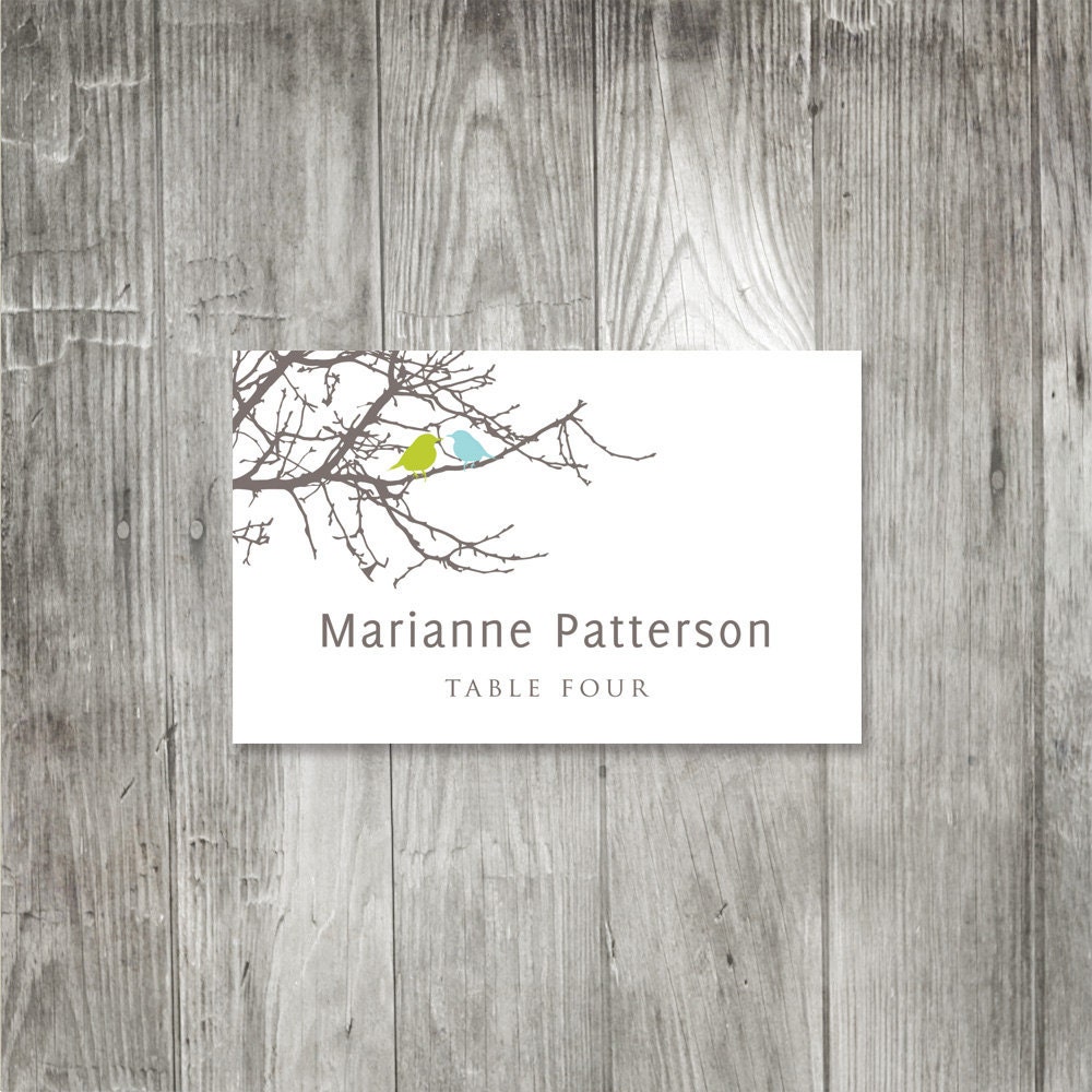 Sitting in a Tree Place Card