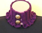 The Romantic Age -- Crocheted scarflette