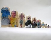 Custom Nesting Dolls, Set of 10