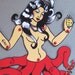 Posable OCTOPUS Paper Doll Old School Tattoo Art Pinup