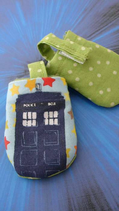 Wibbly Wobbly Timey Wimey  HUSH PUPPY Dog Tag Covers