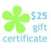 25 dollar gift certificate to Jennifer Ladd's shop