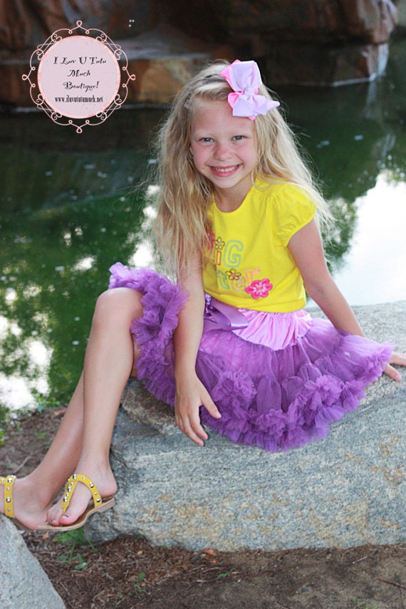Sale......Ready to ship a Beautiful Fluffy PURPLE Petti Skirt for 1 to 3 year old