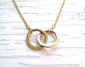 Gold Circles Sisters Necklace