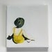Girl In The Yellow Suit canvas print