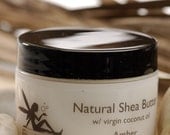 Natural Shea Butter With Virgin Coconut Oil Sandalwood Amber scented