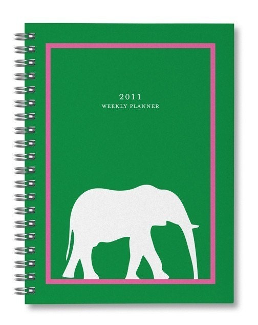 2011 Elephant Weekly Planner