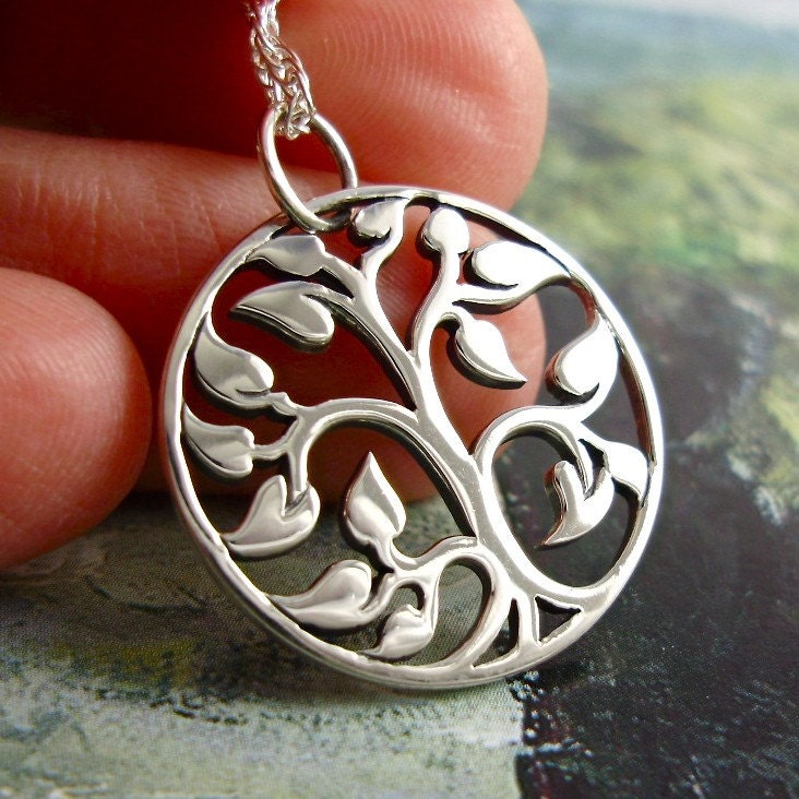 Free Shipping Large tree of life necklace