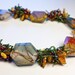 Jasper, Amber, Garnet, and Pearl Garden Necklace