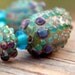 Happy Olives 1- Irises and Carnelian
