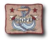 Hope Tattoo Needlepoint Kit - small