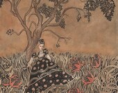 Under the Oak Tree - 8 1/2 x 11 Print