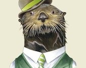 Sea Otter print 8x10