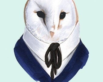 Barn Owl print 11x14