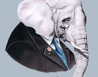 Elephant print 8x10