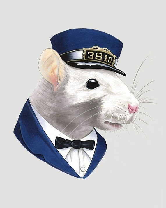 Rat print 8x10
