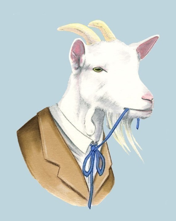 Billy Goat print 8x10