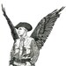 Winged Cowboy 8x10 print