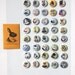 Four animal button pack - customizable