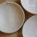 CUSTOM baby tiny text bowl personalized with name and birth date - heirloom keepsake ornament by Paloma's Nest