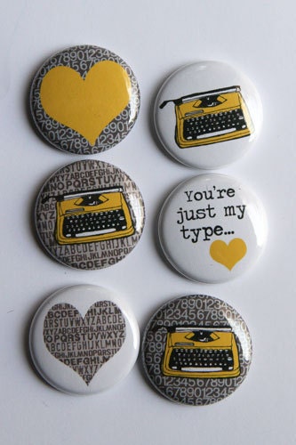 Typewriter Flair yellow