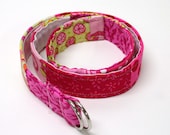 Girl's Patchwork Belt - Preppy Pink and Green
