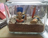 Ancient Egypt Altar in a Jar - Large Square