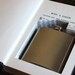 hollow book flask safe ''buff, a collie'' (flask included) - perfect for dads and grads - father's day gift