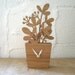 Houseplant Desktop Clock - Medium