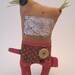 Handmade grungy lil monster (MUFFY)