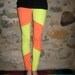 MOVING SALE 2012 SALE 80s Neon Reversible Legging/Pants Small/Medium By Vicmes Clothing