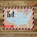 Map photo moving announcement, customized with your location