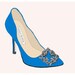Blue Manolos Pink... Small