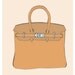 Hermes Birkin Brown... Medium