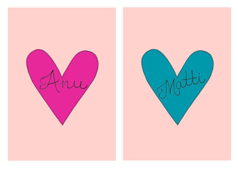 Custom Sweethearts... Small Set