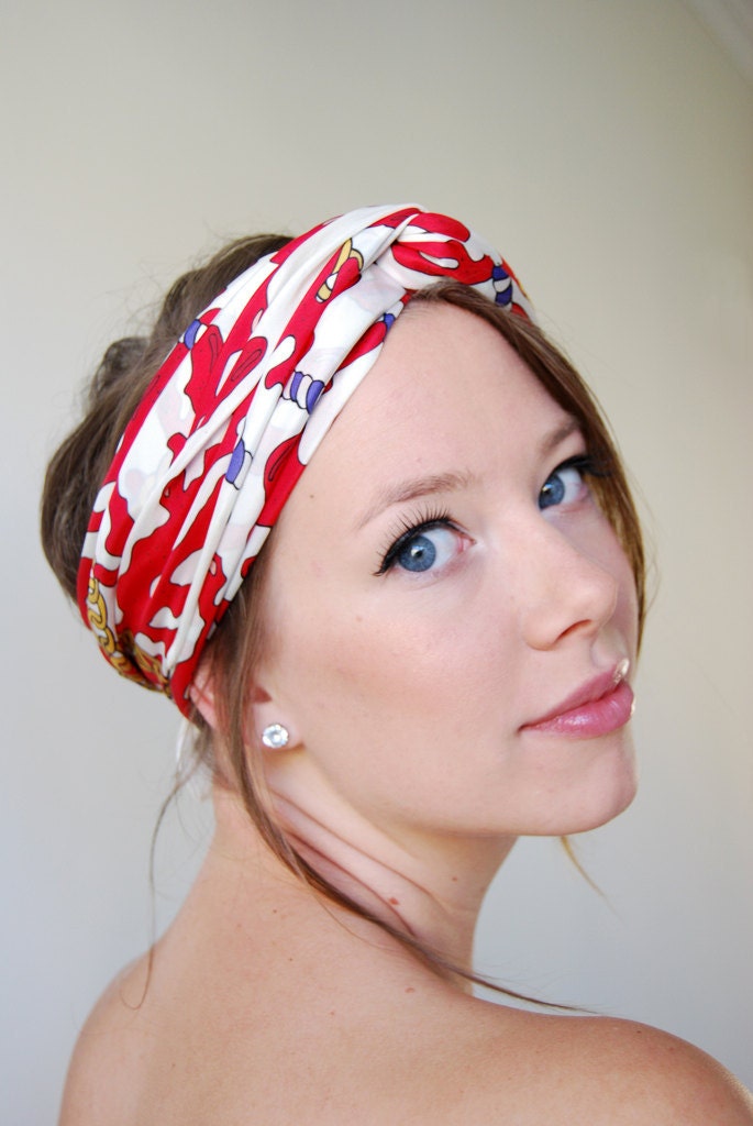 Red Coral Silk Scarf (Only One Left)