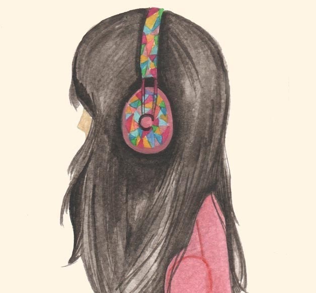 print music girl headphones-lost