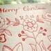 Sycamore Street Press Letterpress Holiday Cards. Set of 6. Merry Christmas