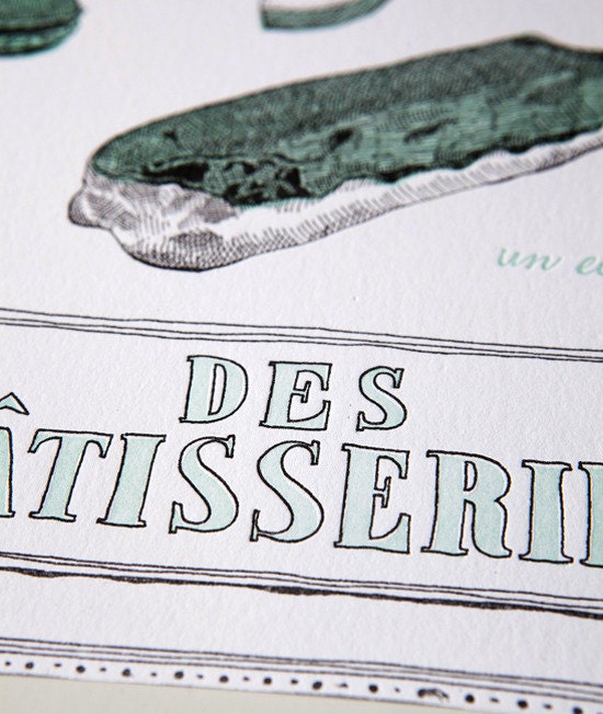 Des Pâtisseries Print