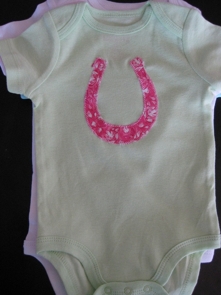 Lucky Horseshoe Onesie Infant Body Suit