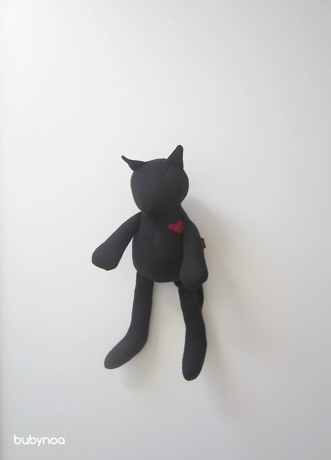 Ceci the Black Cat eco friendly, upcycled Merino wool sweater black cat soft heirloom Unique for boys girls and adults handmade unique