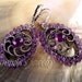 Gemstone jewelry purple earrings Amethyst earrings oxidized sterling silver - women fashion plum violet purple gemstone rusteam oht - Niolle