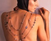 Pyrite and sterling silver necklace....
