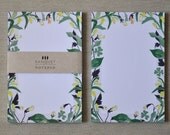 Notepad - Frittalaria - Yellow florals
